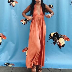 Free People Open-Back Maxi Dress